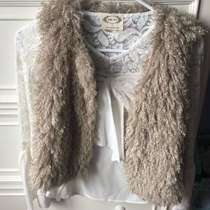 Joyfolie shirt and vest set new